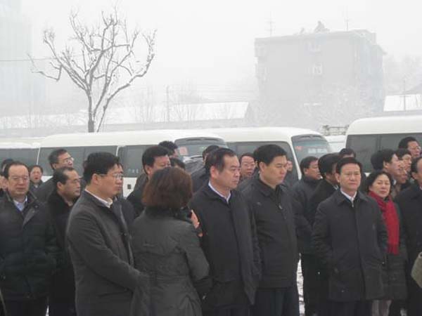 濟南市市委、市政府領導視察我院承建的歷史建筑保護工程